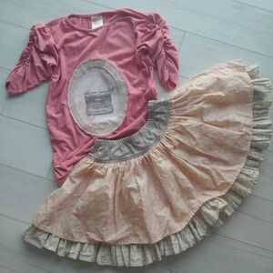 Persnickety girls Heirloom Fannie Top & Lilly Skirt